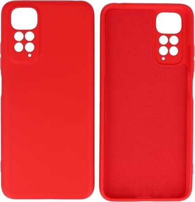 Fashion Backcover Telefoonhoesje - Color Hoesje - Geschikt voor de Xiaomi Redmi Note 11 - 11s 4G - Rood