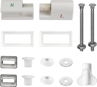 WC-bril Scharnier - Toiletdeksel Bevestiging - Vervangend Onderdeel - Soft Close Mechanisme - 8 x 3 x 2.5 cm