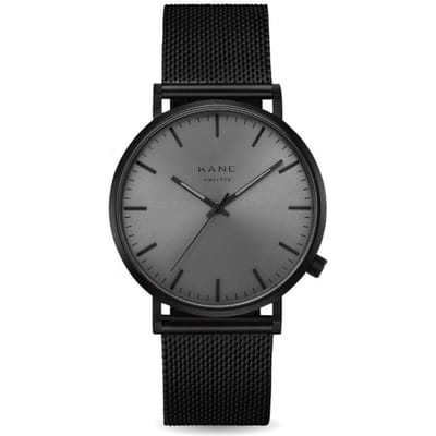 Kane Watches | Black out - Black mesh