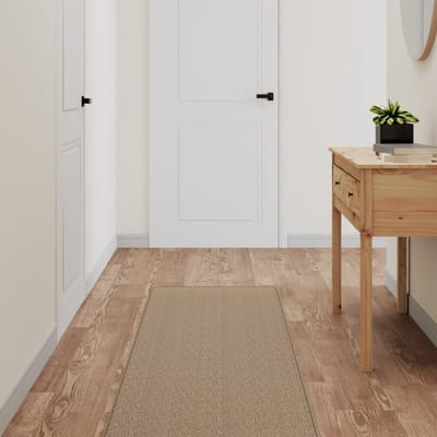 vidaXL - Tapijtloper - 50x200 - cm - sisal-look - zandkleurig