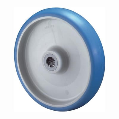 BS wielen Reservewiel polyurethaan blauw Rollager Ø 150 mm 200 kg...