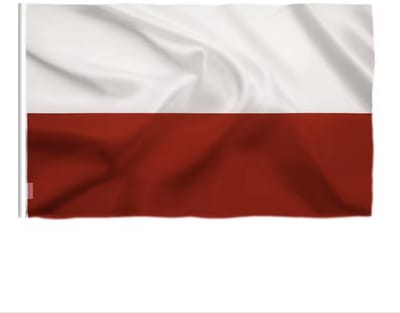Poolse vlag - Vlag van Polen - Flaga Polski - Biało-czerwona - 150/90CM - Polyester - WK - EK - CHPN