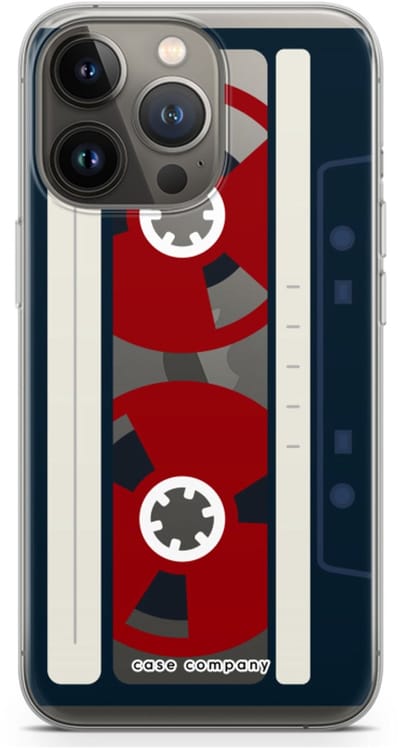 Case Company® - Hoesje geschikt voor iPhone 13 Pro hoesje - Here's your tape - Soft Cover Telefoonhoesje - Bescherming aan alle Kanten en Schermrand