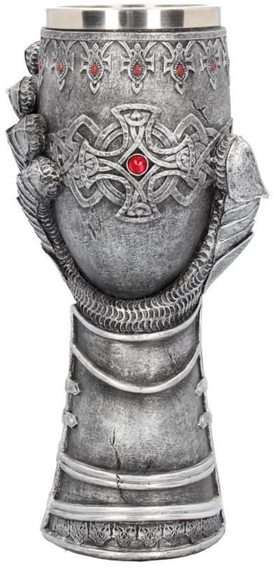 Nemesis Now - Kelk Gauntlet Ridder - Grijs