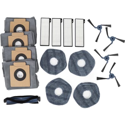 17-delige set Robotstofzuiger Borstelset Stofzuiger Vervangingsfilter Borstelset voor X10 PRO
