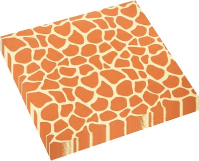 Solidchoice - Jungle Safari Giraffe Print Servetten - 20 Stuks