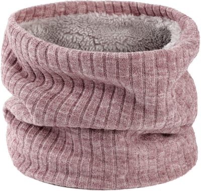 Nivard Nekwarmer - Heren - Dames - Fleece - Motor - Bandana - Masker - Colsjaal - Winter - Sjaal - Gewatteerd - Roze