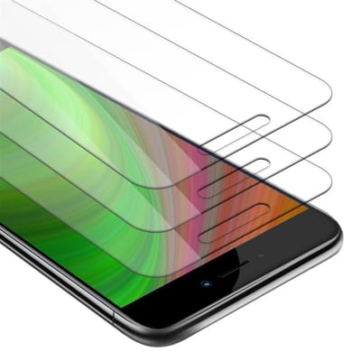 Cadorabo 3x Screenprotector geschikt voor Huawei P8 LITE 2017 / P9 LITE 2017 - Beschermende Pantser Film in KRISTALHELDER - Getemperd (Tempered) Display beschermend glas in 9H hardheid met 3D Touch