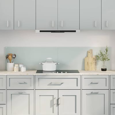 vidaXL - Keukenachterwand - 2 - st - Wit - 90 - x - 40 - cm - gehard - glas