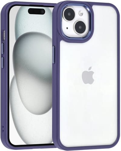 UNIQ Accessory Back Cover - Apple iPhone 15 - Paars - Slank en gripvast ontwerp