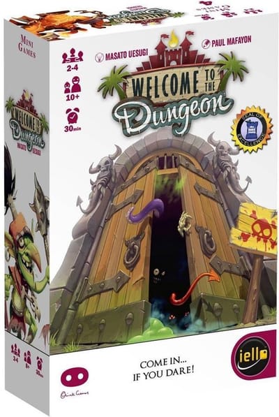 Asmodee bordspel Welcome to the Dungeon - Avontuurlijk kaartspel 2-4 spelers.