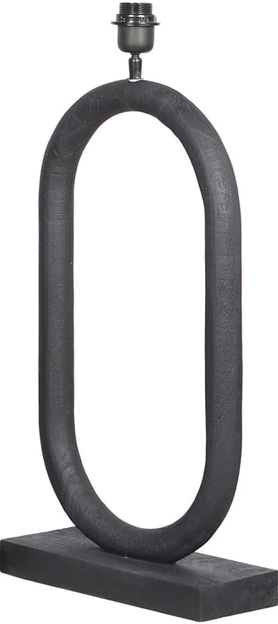 by Mooss - Tafellamp - Houston - Zwart - Hout - 59 cm - Ovaal