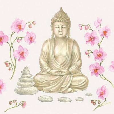 Ambiente Servetten Buddha