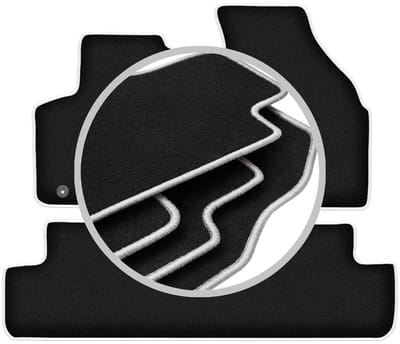 CARLUX-SILVER automatten voor: Daewoo Rezzo minivan (2000-2011)