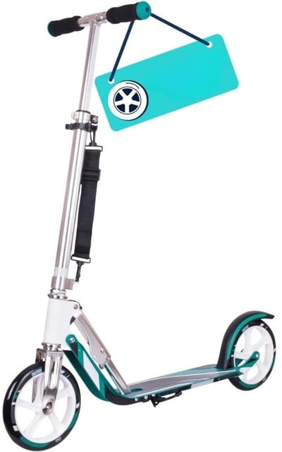 SCH® Elektrische Step voor Kinderen - Elektrische Step - Turkoois- 89cm x 35cm x 104cm