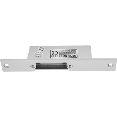 Contrôle d'accès Gâche Électrique NC NO Cathode pour Porte Bois Métal (PAS de gâche électrique) white