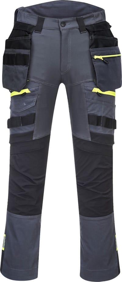 Portwest DX4 Broek met afneembare holsterzakken DX440 - Mol grijs - 33