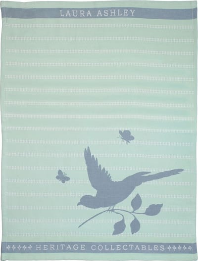 Laura Ashley Heritage Collectables - Laura Ashley Theedoek Mint Bird