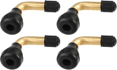 Dailygoods- Bandenventielen 4 Stuks - Tubeless Ventielen - RVS - Universeel - Voor Motorfietsen/Scooters - Eenvoudig te Installeren