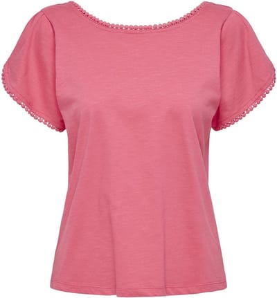 JDY - JDYSALVA LIFE S/S O-NECK TOP JRS - Dames - Blouses