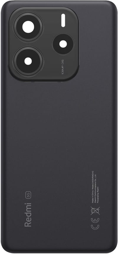 Xiaomi, Vervangende Batterijklep voor Redmi Note 14 5G Service Pack, Zwart