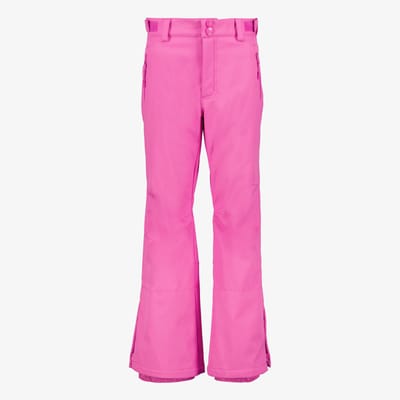 Mountain Peak kinder softshell skibroek 10000 mm waterkolom - Roze - Maat 164