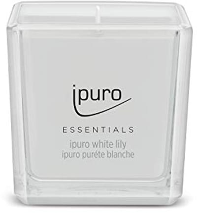 Decoratieve geurkaars White Lily - Minimalistische geurervaring voor elke woonruimte - 125 g