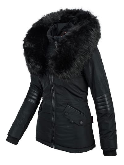 Navahoo Dames Winterjas Nirvana – Warm, Met Luxe Bontkraag & Teddyvoering