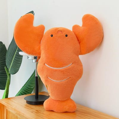 Super Schattige Kreeft Grote Woonkamer Bank Sieraden Kussen Kussen Meisje Slapen Knuffels Garnaal Pluche Speelgoed Pop 52cm