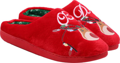 Kerst Special! Frenzy- Heren Pantoffel - Christmas Reindeer - Rood - 42