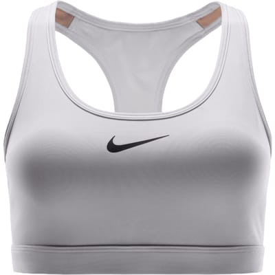 Nike Swoosh Sportbeha's/Sportvesten Dames - Wit - Maat 34 - Katoengeweven