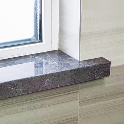 Vensterbank Decoratie - Plank met Neus - Oude Vensterbank Vervangen - Waterdicht en Makkelijk Snijden - 51 x 12.6 Inch