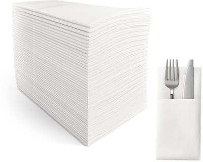 Dailygoods- Diner Servetten Wegwerp - Servettenhouder - Servetten Papier - Servetten Katoen - Servetten Bruiloft - 100 Stuks 16"x16