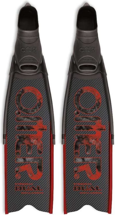 Omer Stingray Dual Carbon Speervissen Vinnen Zwart EU 39-40