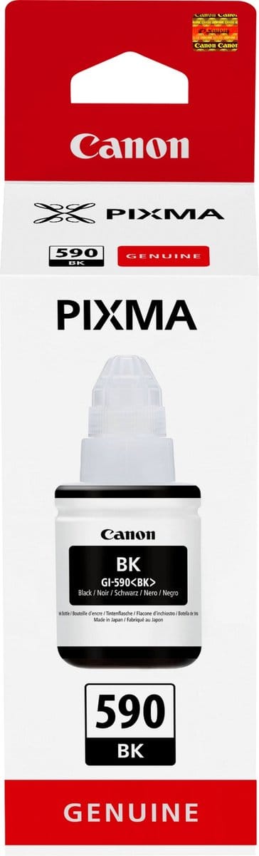 Canon GI-590BK - Inktfles - Origineel - Hoge capaciteit - Zwart + Retourzakje