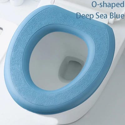 Wasbare WC-brilhoes Waterdichte Sticker Schuim Kussen V-vormige WC-bril Wasmachine Badkamer Benodigdheden Huisartikelen