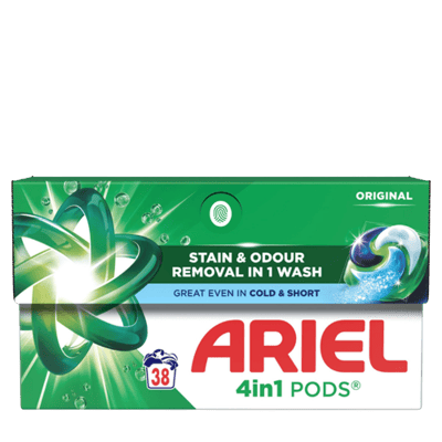 Ariel 4 in 1 Original Wasmiddelcapsules - 38 stuks