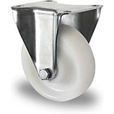 CASCOO Bokwiel Z0Z0, met wiel ø 150 mm x B 50 mm, polyamide velg, polyamide loopvlak, naturel/wit, dubbele kogellager, tot 800 kg
