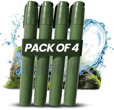 Thijox - Waterfilter voor outdoor, camping, survival en wandelen - Verwijdert 99,99% bacteriën, virussen, deeltjes en zware metalen - Hoge filterprest