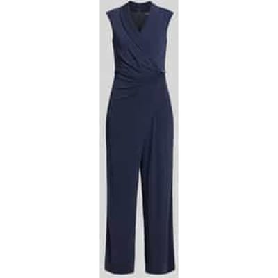 Jumpsuit in wikkellook met sjaalkraag