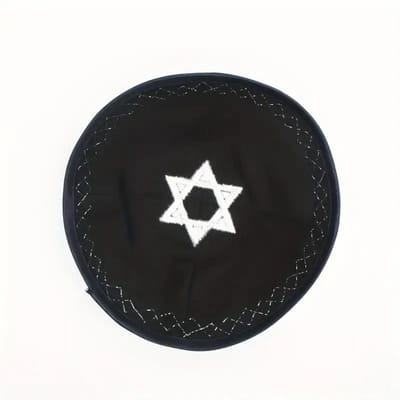 Nivard Joodse Hoed - Keppeltje - Joods - Kippah - Jodendom - Marineblauw