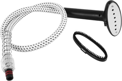 Strijkaccessoire - Luchtpijp slang - Stoom strijken - Universele pasvorm - 1.6 meter - Zwart