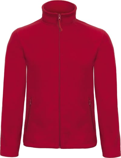 Fleecevest 'ID.501 Micro Fleece Full Zip' Maat S Rood