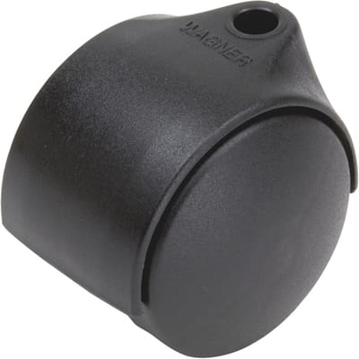 Wurth - Zwenkwiel met dubbele wielen met kap - Dubbel meubelwiel draaibaar x 4 st - 50 kg