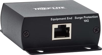 Tripp Lite B110-SP-CAT Overspanningsbeveiliging Zwart