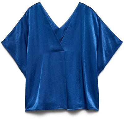 VERO MODA - VMVINA JOSSE WIDE TOP WVN GA LCS - Dames - Blouses