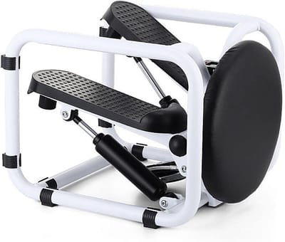 Mini Stepper - Thuis Fitness - Full Body Training - Dubbele Hydraulische Aandrijving - 150kg Draagkracht - Zwart