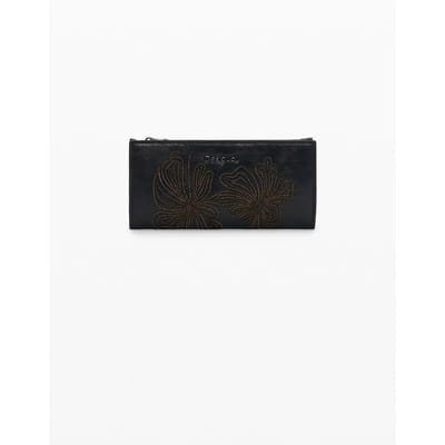 Desigual portemonnee Mone Mistral Clarisa Long Wallet Chocolate donkerbruin