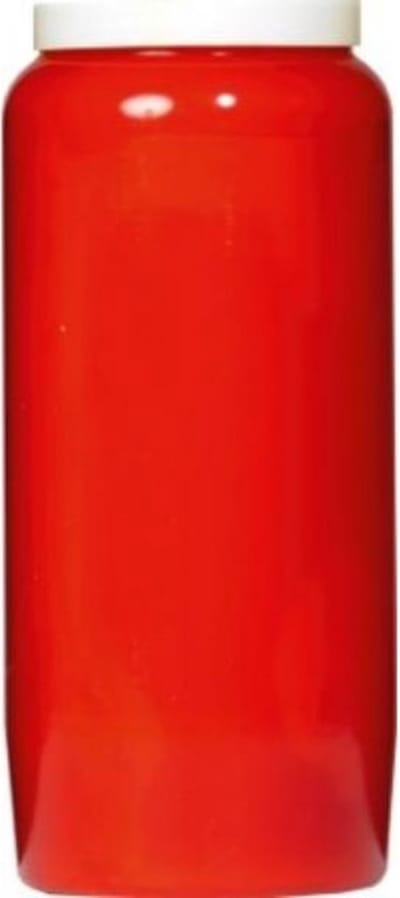 Noveenkaars rood - 6 dagen brander