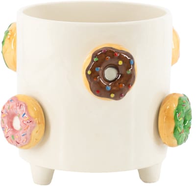 HomeBound by KY | Aardewerk vaas donuts | bloemenvaas